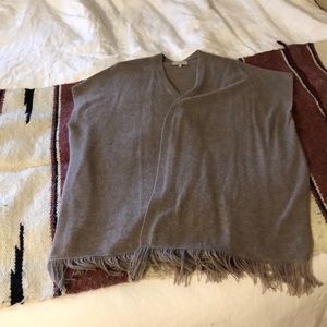 Lucky Brand Cashmere Fringe Pancho